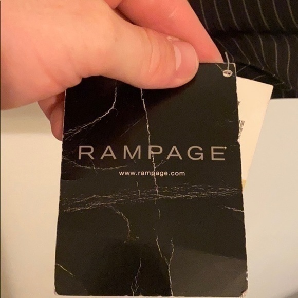 RAMPAGE CLOTHING BLACK & WHITE BLAZER SIZE MEDIUM - Picture 3 of 5